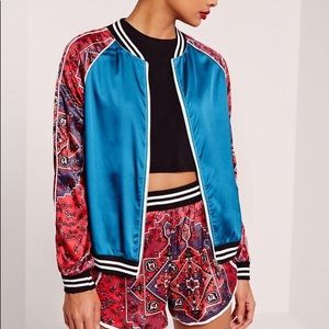 MISSGUIDED | Paisley bomber